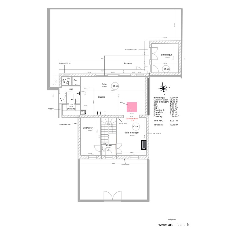 doumerc 2 travaux 4. Plan de 2 pièces et 21 m2