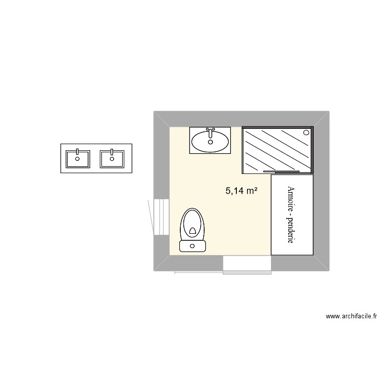 TOM salle de bains. Plan de 0 pièce et 0 m2