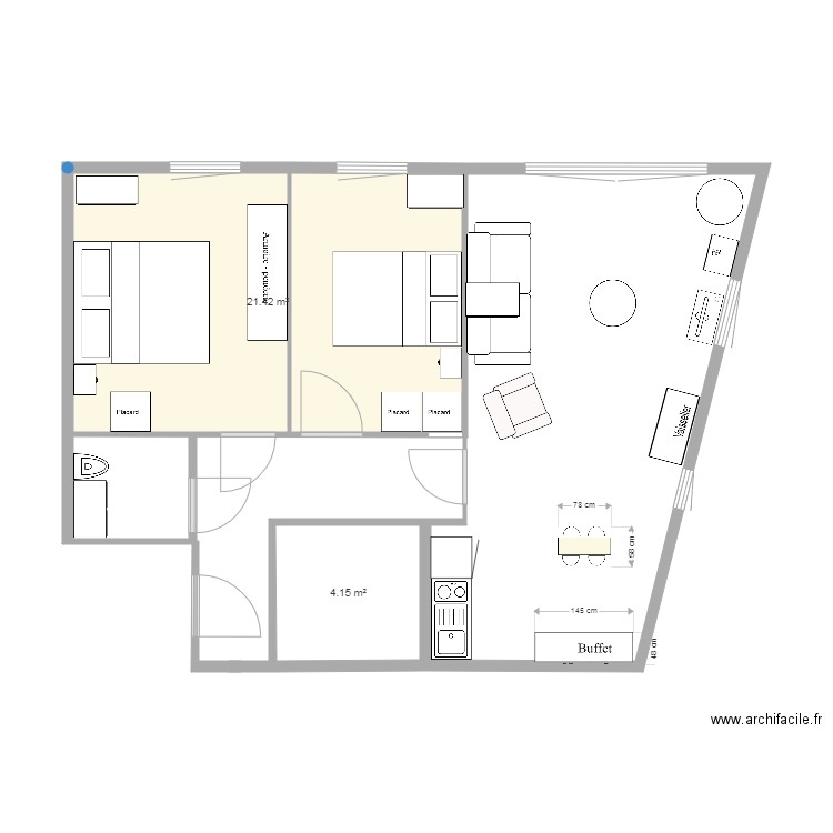 Les Girandieres P2. Plan de 0 pièce et 0 m2