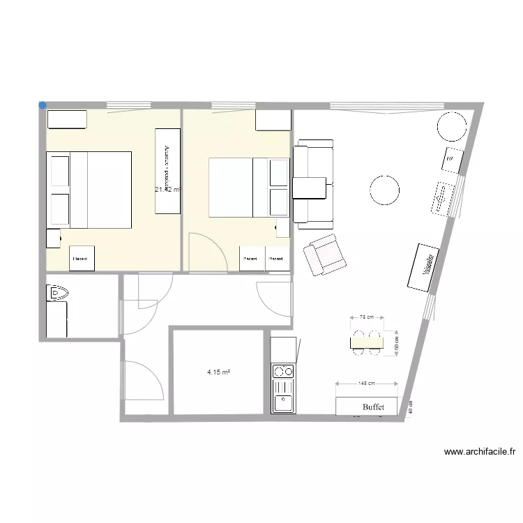 Les Girandieres P2. Plan de 