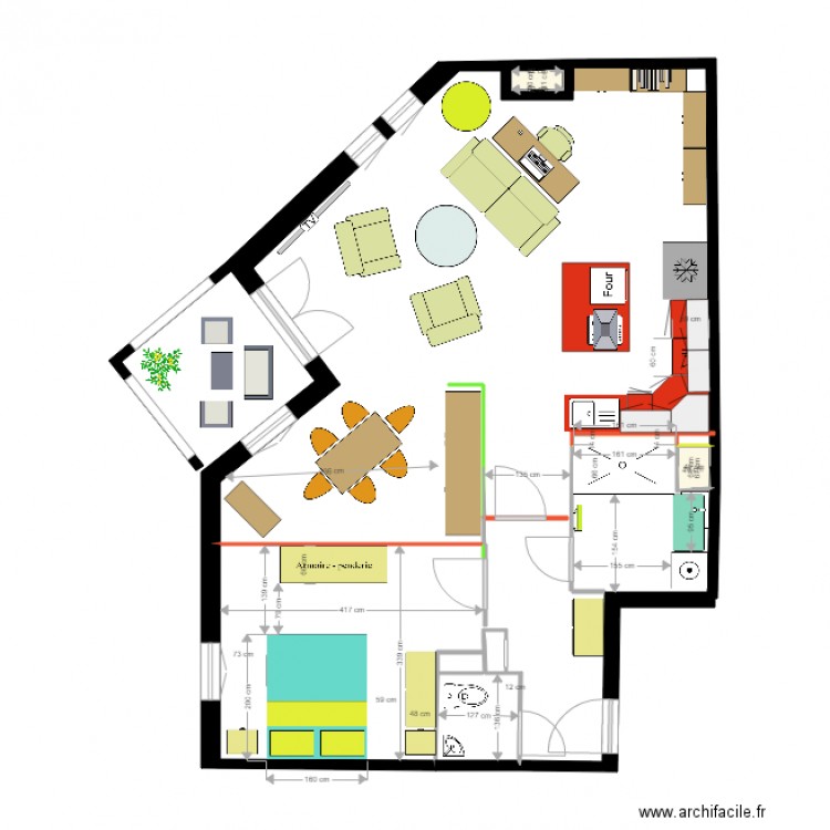 jojjrey franconville variante janvier . Plan de 0 pièce et 0 m2