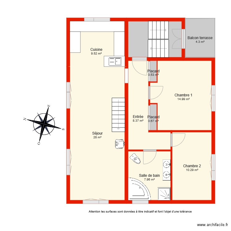 BI 4725 niveau côté. Plan de 0 pièce et 0 m2