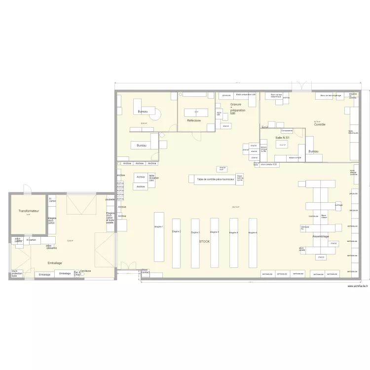 Atelier assemblage  31 01 2018. Plan de 