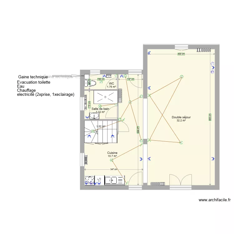 Maison 2. Plan de Maison 2. Plan de