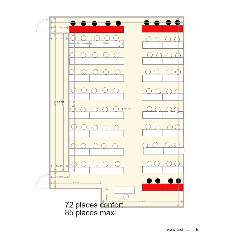 salle A04 Arcueil . Plan de 0 pièce et 0 m2