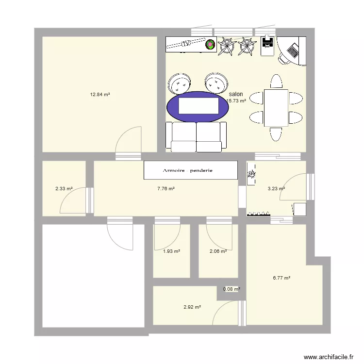 appartement. Plan de 