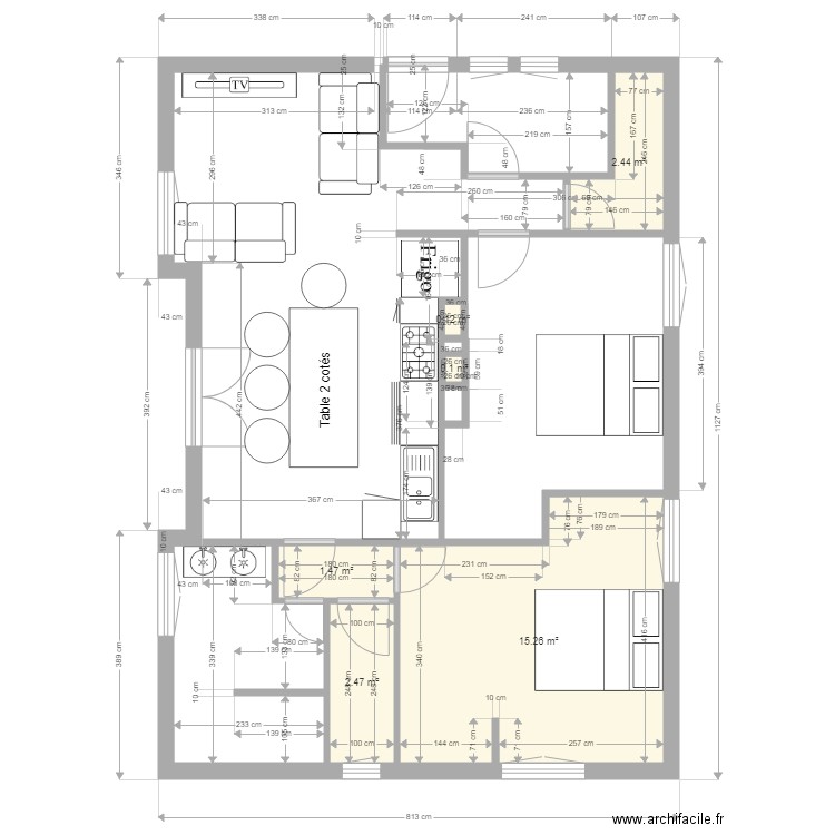 MaxJules modif V1. Plan de 0 pièce et 0 m2