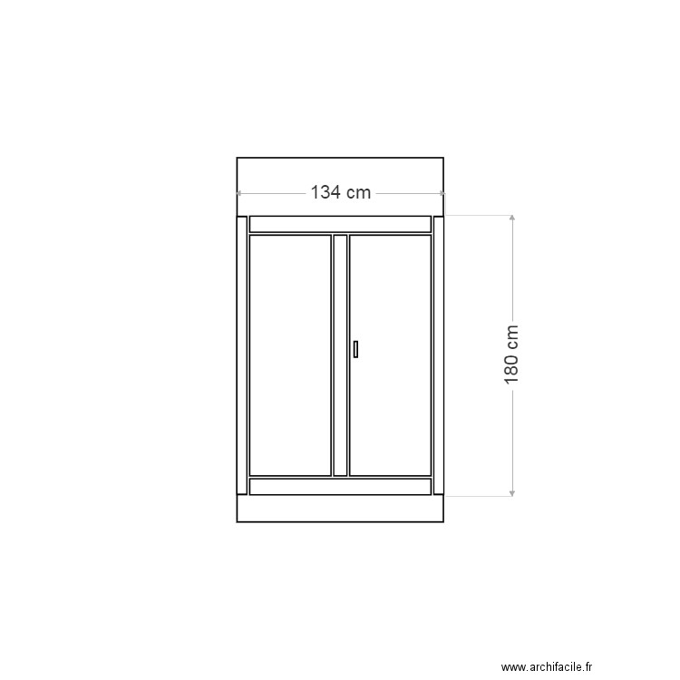 Vestaire Hall. Plan de 0 pièce et 0 m2