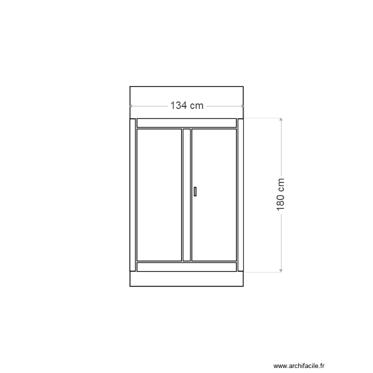 Vestaire Hall. Plan de 
