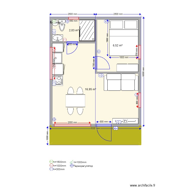 30 1. Plan de 0 pièce et 0 m2