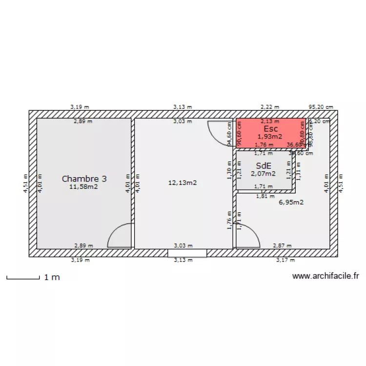 R1historique. Plan de 