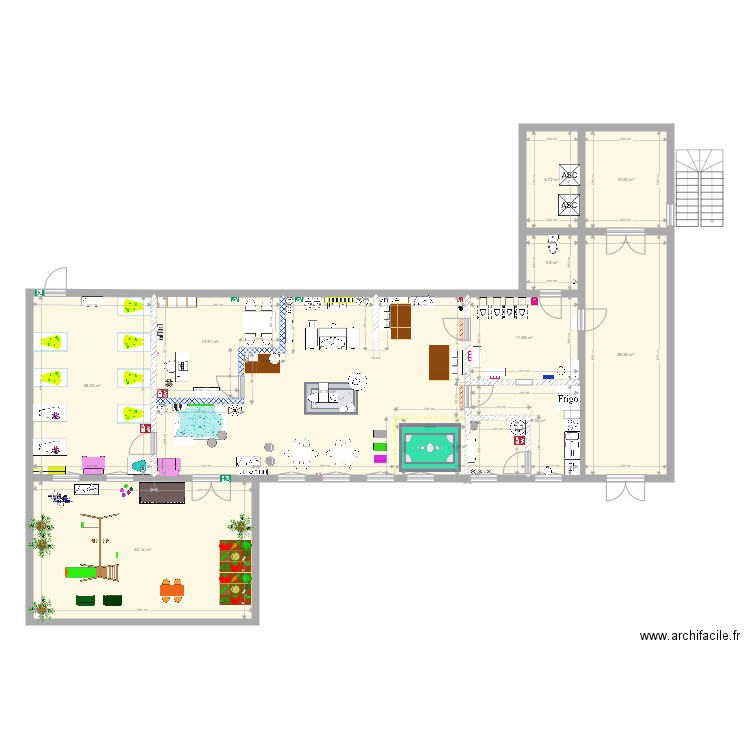 Dessin Crèche Cher Hub ins 3. Plan de 0 pièce et 0 m2