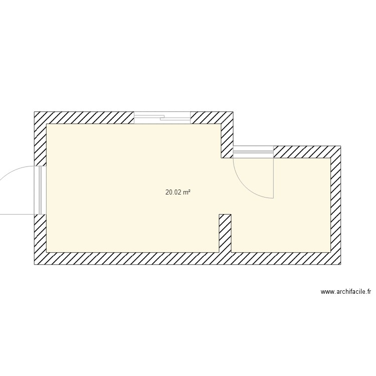 sans meuble. Plan de 0 pièce et 0 m2