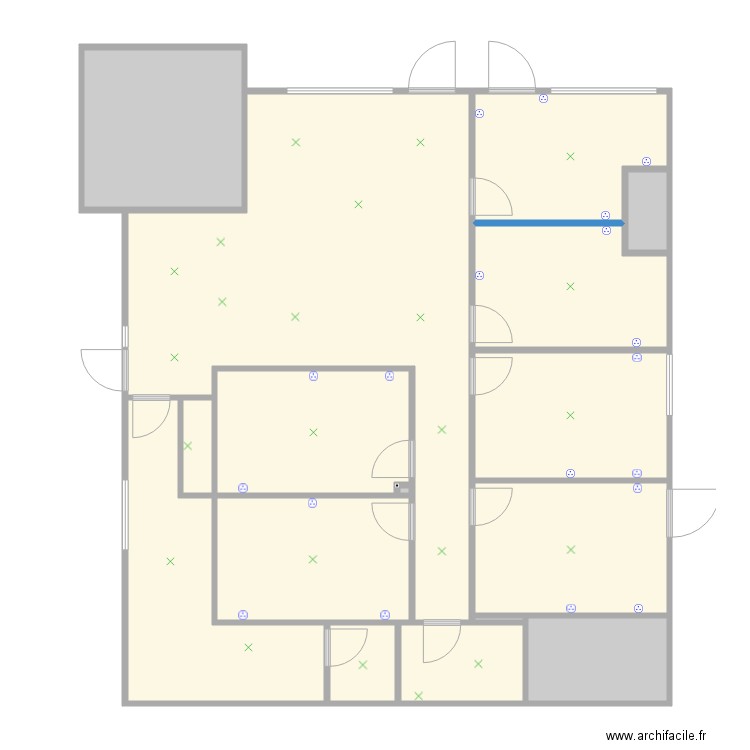 Clinique CK nouvelles mesures. Plan de 0 pièce et 0 m2