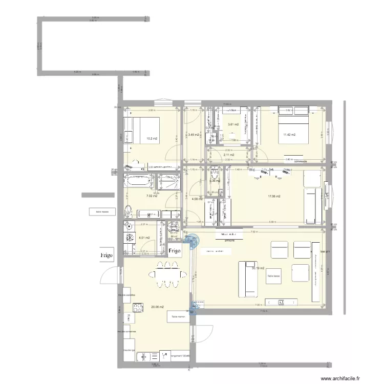 maison43. Plan de 