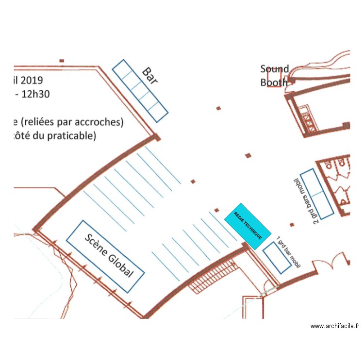 OMPI 4 et 5 avril 2019. Plan de 0 pièce et 0 m2