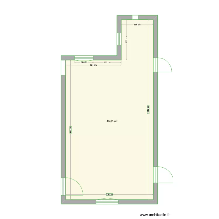 Coligny Phase n1. Plan de 
