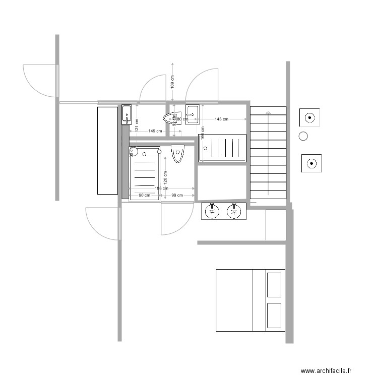 masterbath2. Plan de 0 pièce et 0 m2