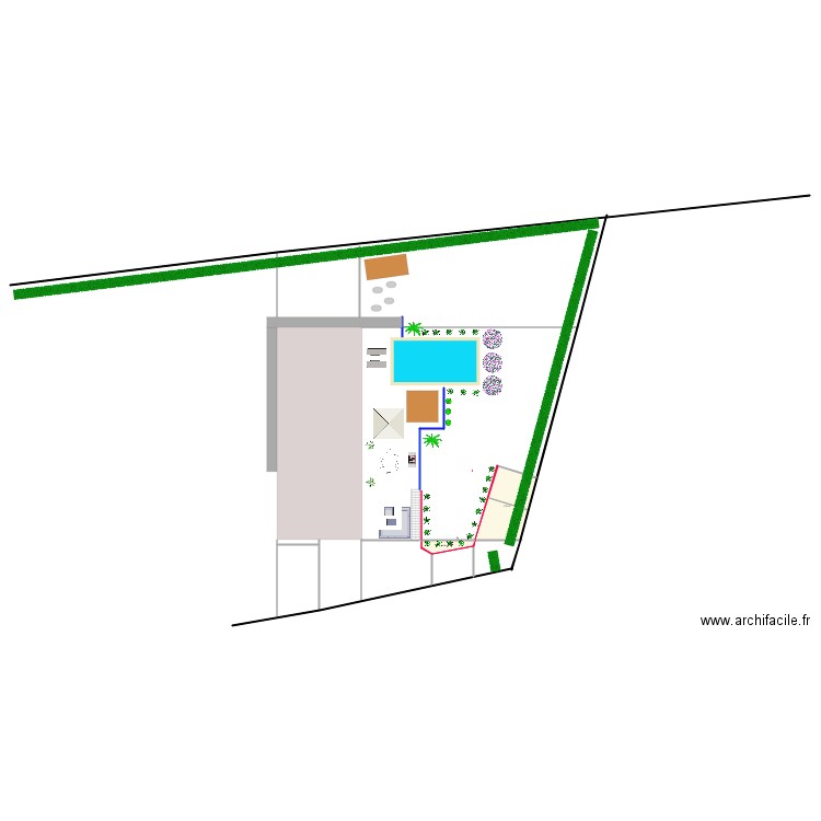 maison mic 3. Plan de 2 pièces et 32 m2