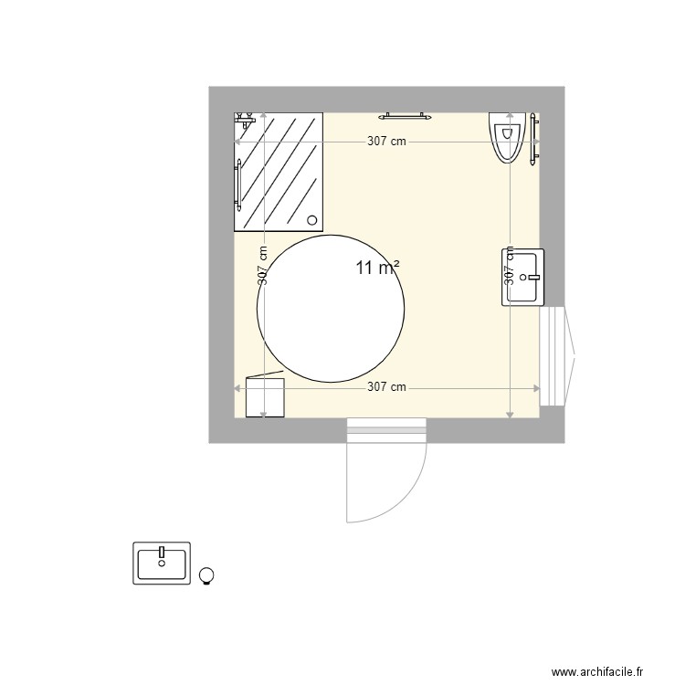 Salle de bain et WC 4. Plan de 0 pièce et 0 m2