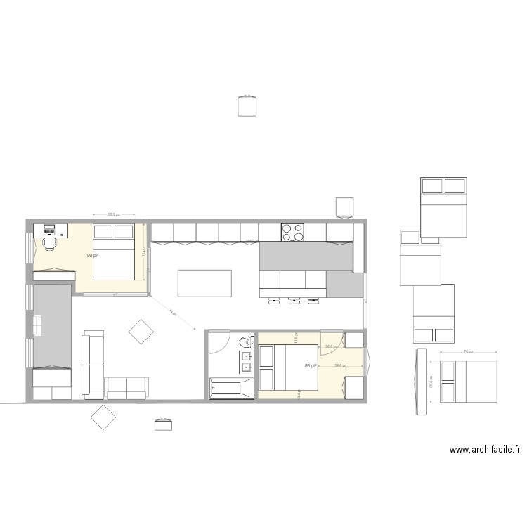 5093 Chambord Option 25 Chambre Avant. Plan de 0 pièce et 0 m2