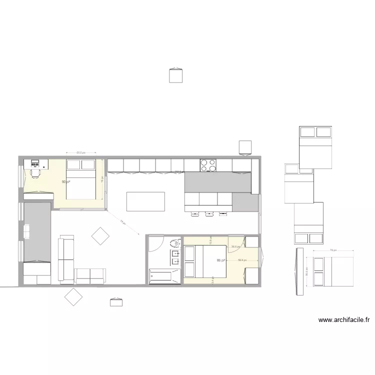 5093 Chambord Option 25 Chambre Avant. Plan de 5093 Chambord Option 25 Chambre Avant. Plan de