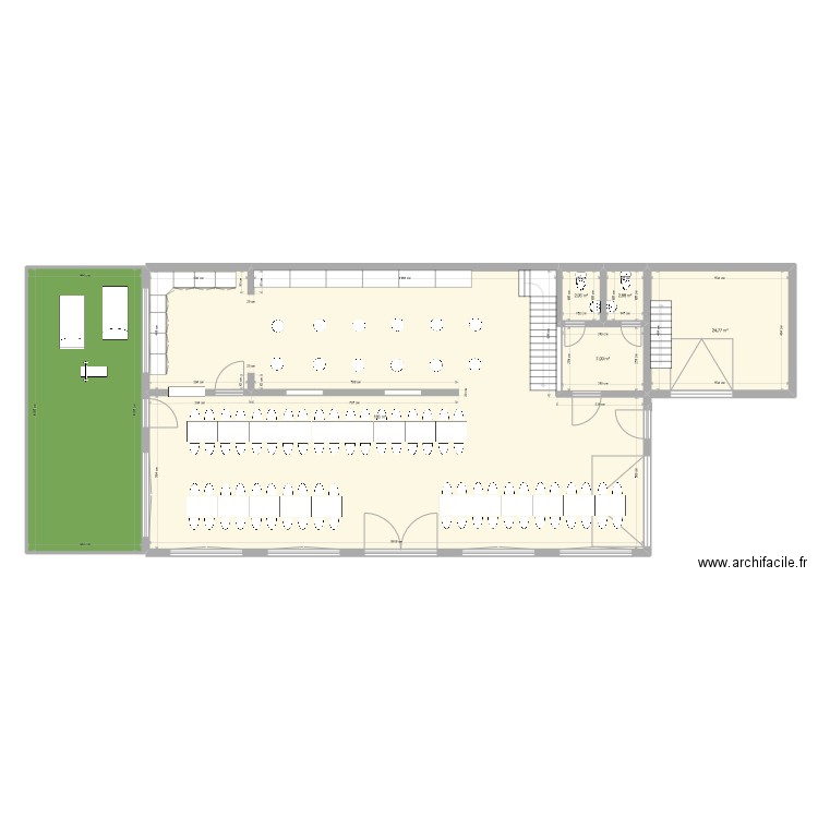 Salle fête 2. Plan de 0 pièce et 0 m2