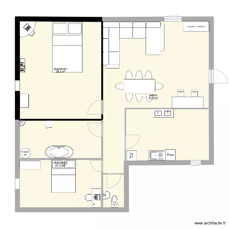 Plan de maison. Plan de 