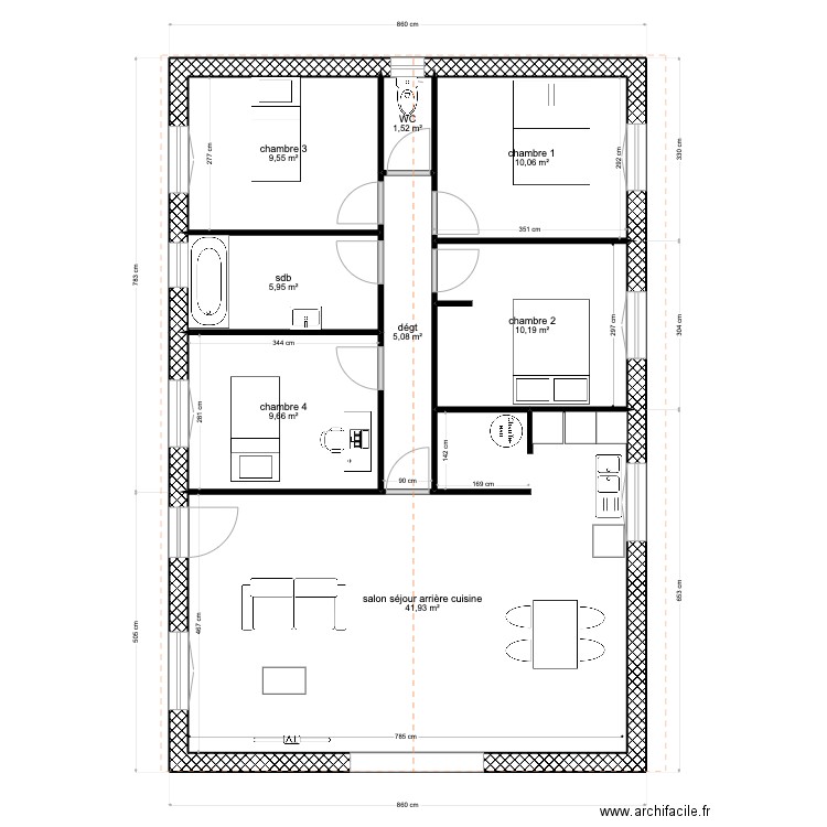 projet slimane. Plan de 0 pièce et 0 m2