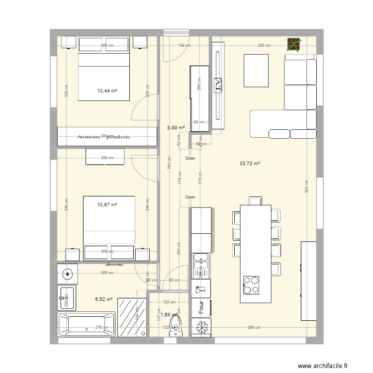 Cuisine 290123. Plan de 0 pièce et 0 m2
