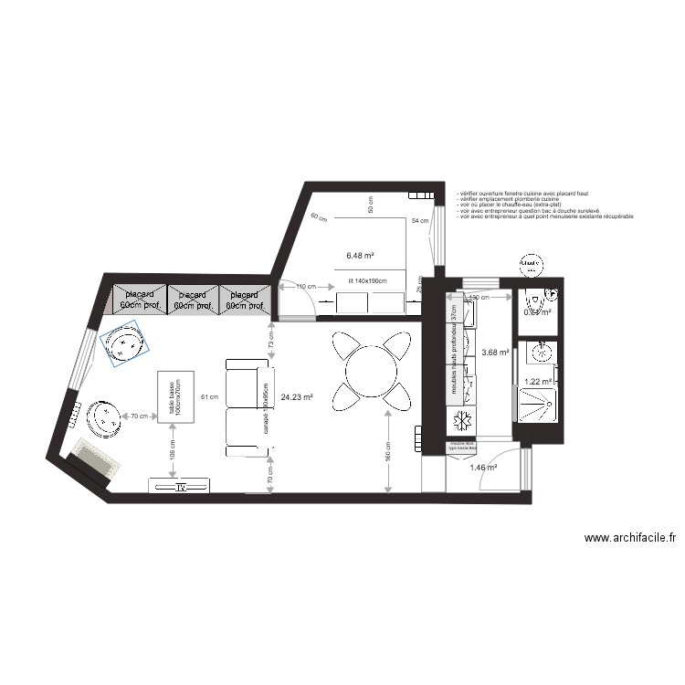projet seveste plan 2. Plan de 0 pièce et 0 m2
