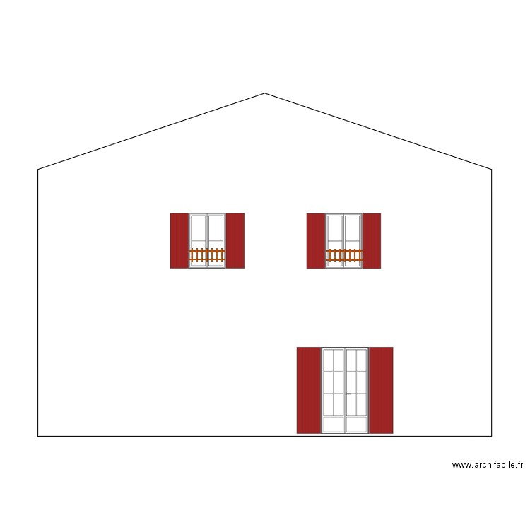 Pignon Nord. Plan de 0 pièce et 0 m2