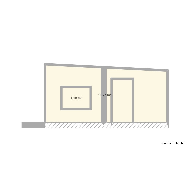 Mur Terrasse. Plan de 0 pièce et 0 m2