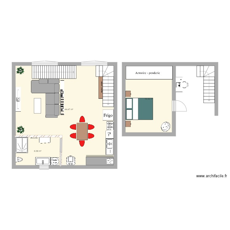 Appartement. Plan de 0 pièce et 0 m2