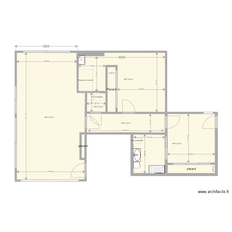 coquard  modification. Plan de 0 pièce et 0 m2