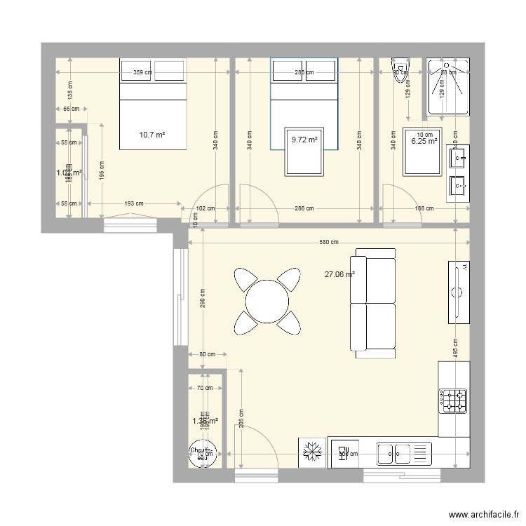 Agrandissement volx . Plan de 0 pièce et 0 m2