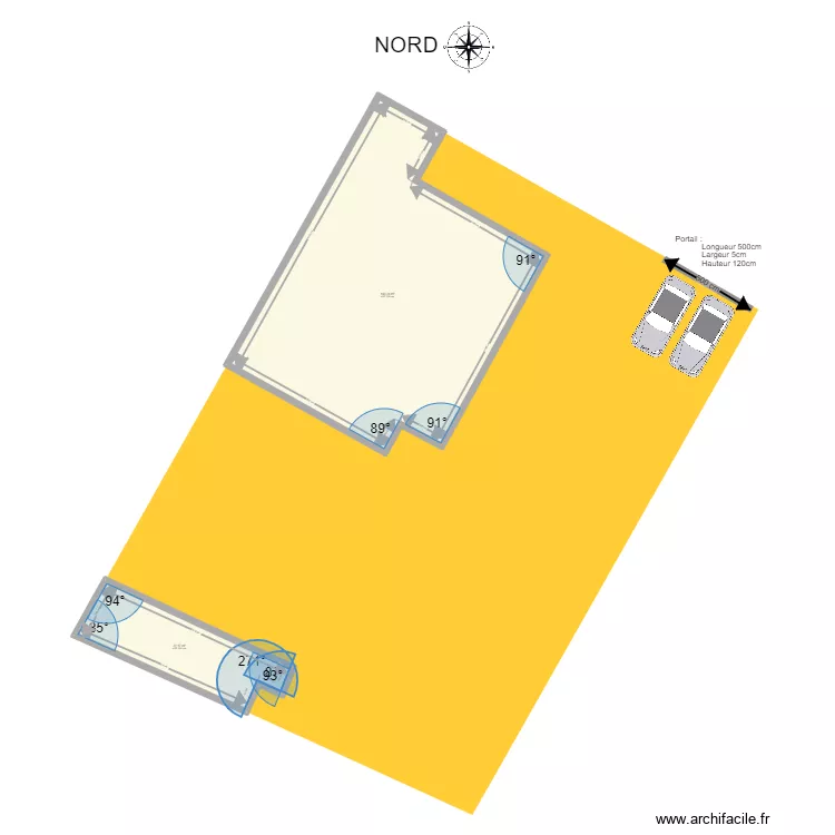 DP2 portail. Plan de 