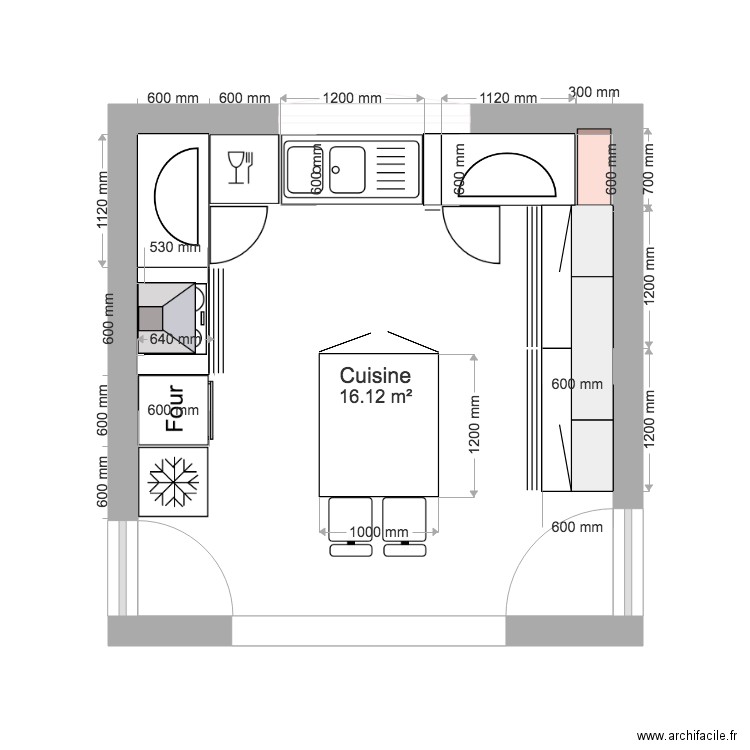 CUISINE MACHECOUL. Plan de 0 pièce et 0 m2