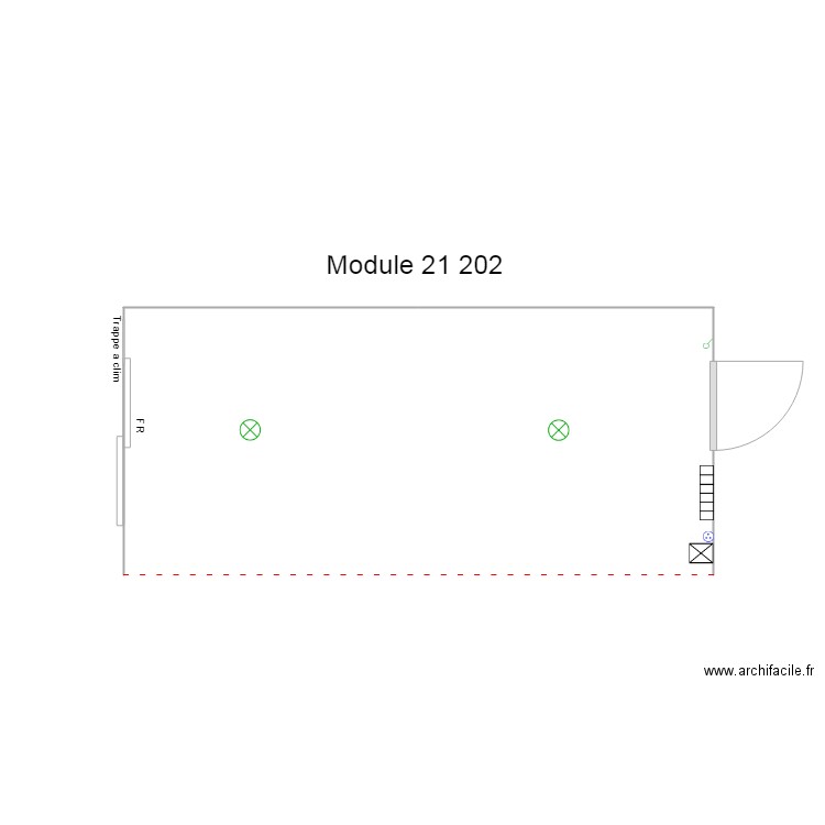 Module 21 202 . Plan de 0 pièce et 0 m2