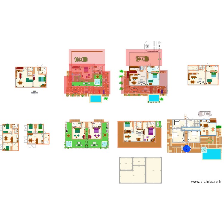 Maison célib. Plan de 0 pièce et 0 m2