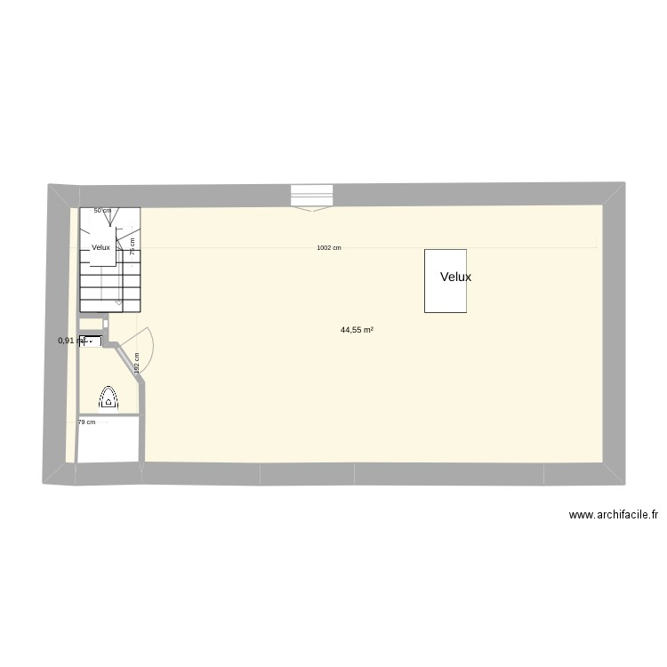 dortoir 2. Plan de 0 pièce et 0 m2