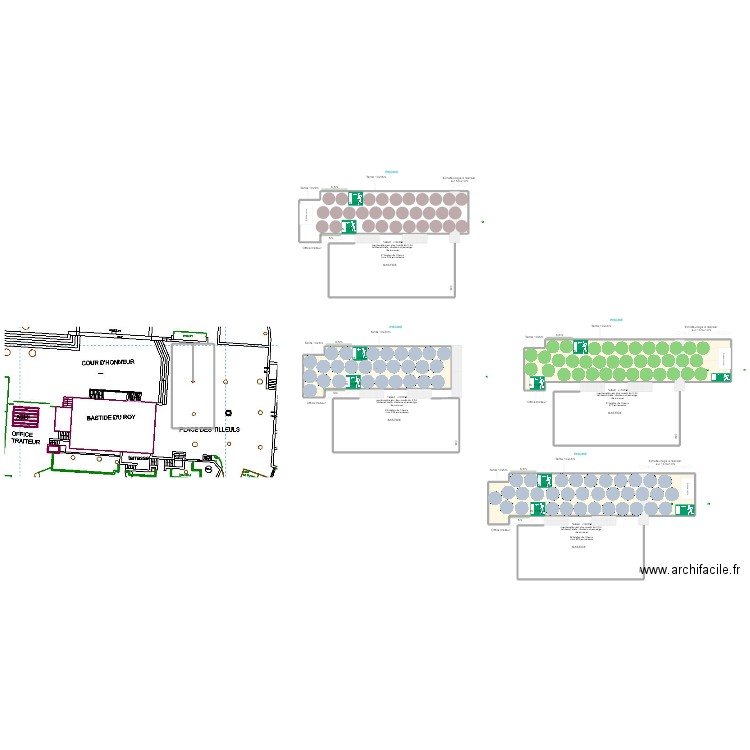 Antipolis. Plan de 3 pièces et 1323 m2