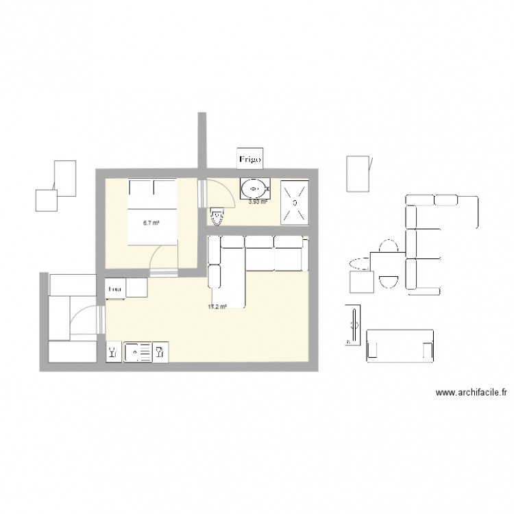 aaa. Plan de 0 pièce et 0 m2