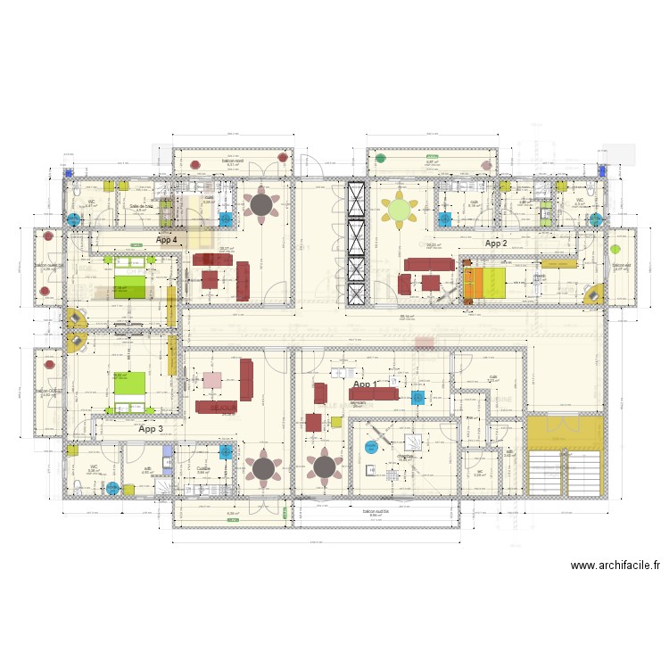 LK etage 24. Plan de 0 pièce et 0 m2