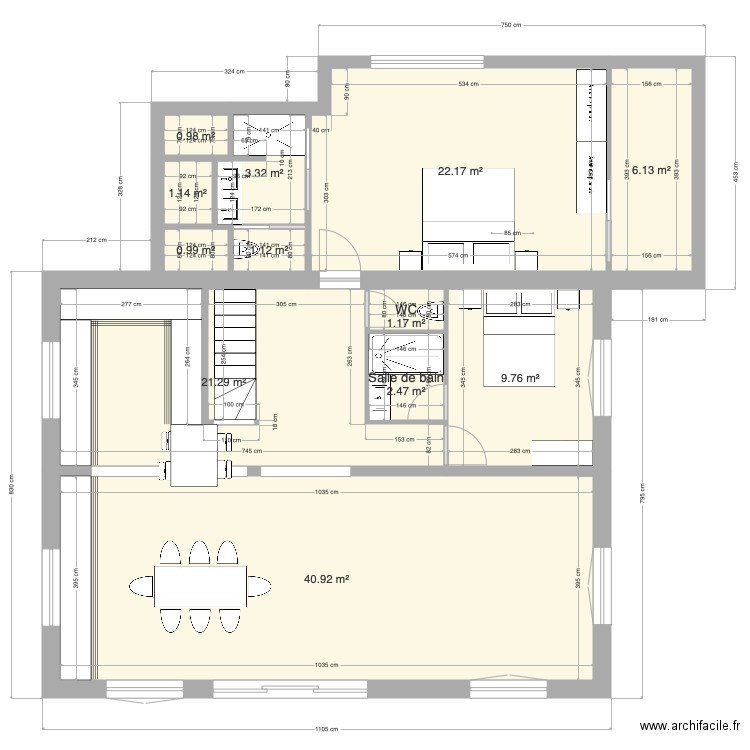 Maison Duing v3. Plan de 0 pièce et 0 m2