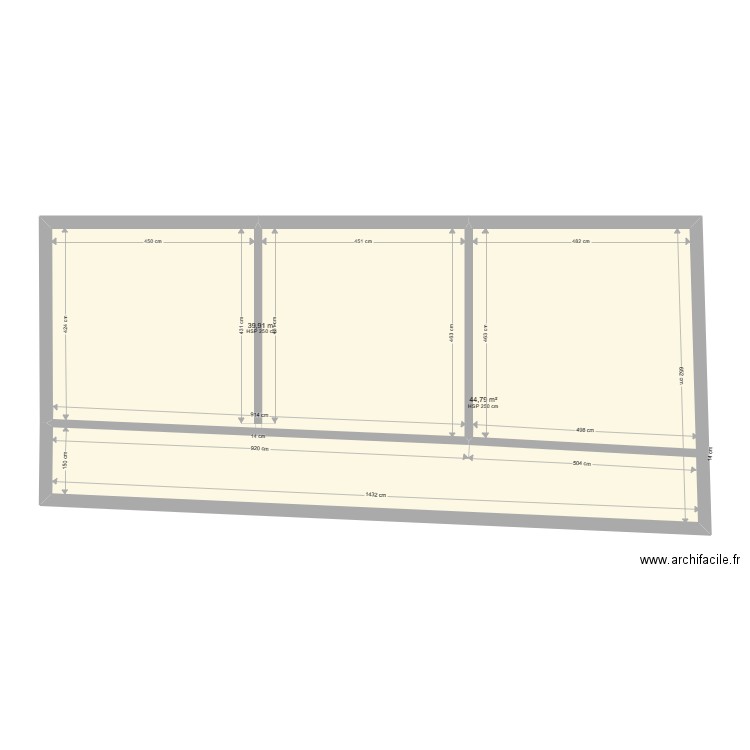MAGNONI PROVINS 3 Apparts étage. Plan de 0 pièce et 0 m2