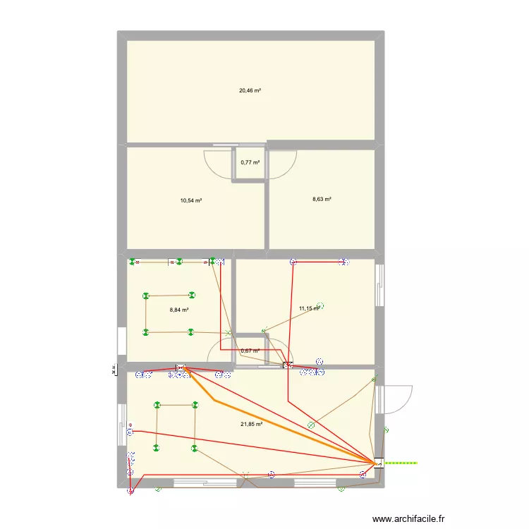 T2 arri&egrave;re. Plan de 