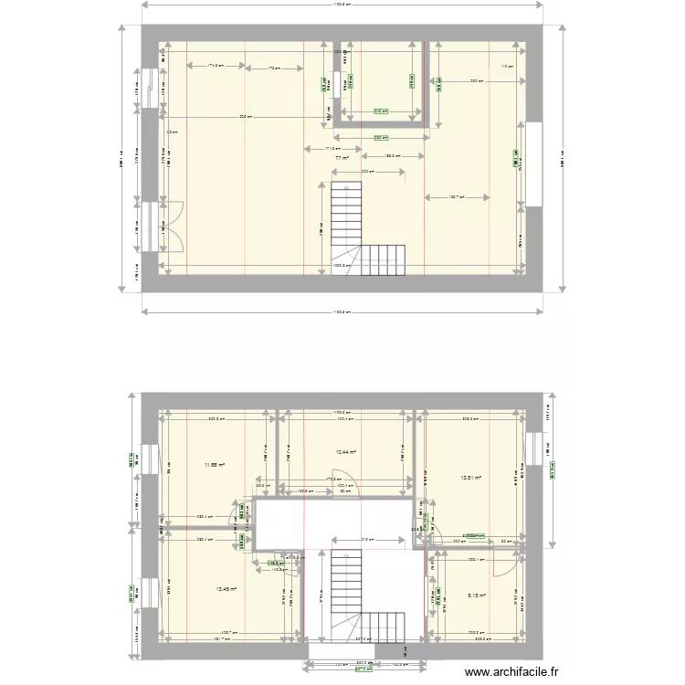 rez de chaussé. Plan de rez de chaussé. Plan de