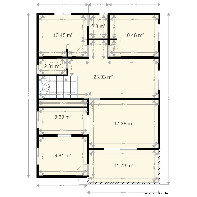 DUPLEX 3 ETGE. Plan de 0 pièce et 0 m2