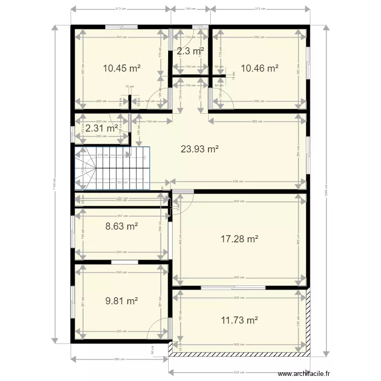 DUPLEX 3 ETGE. Plan de DUPLEX 3 ETGE. Plan de